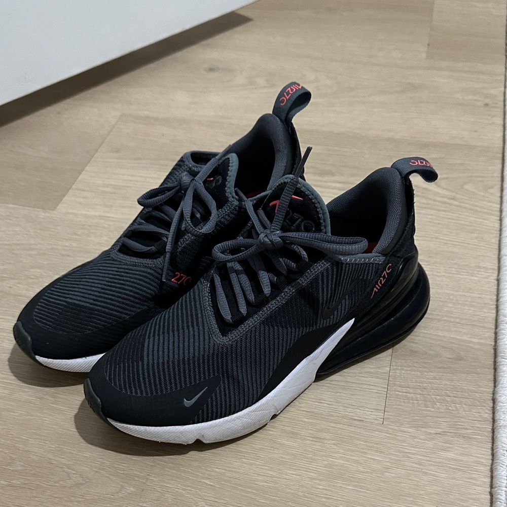 Nike Air Max 270 Black and White Athletic Shoes